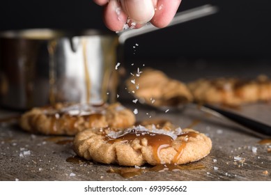 Sea Salt Caramel Cookies