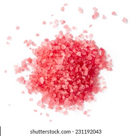 Sea Salt Isolated On White Background