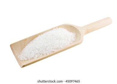 Sea salt spoon,clipping path included - Powered by Shutterstock