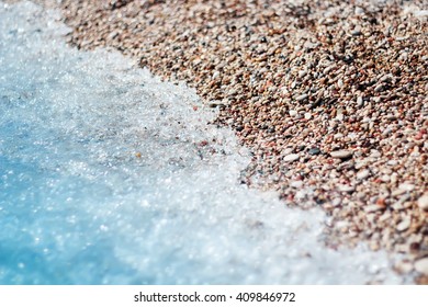 Sea and sand in half, design, effects, toning
