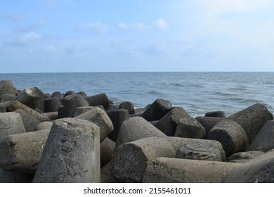 Sea Shore Rock Wave Landscape