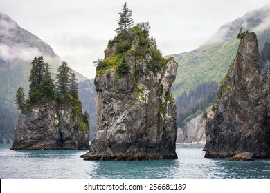 Sea Stacks, Kenai Fjords National Park, Alaska