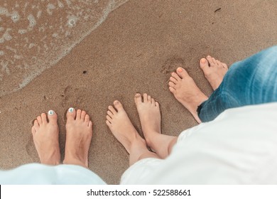 sea. summer. sand. letters on the sand and footprints. Writing on the sand. - Powered by Shutterstock