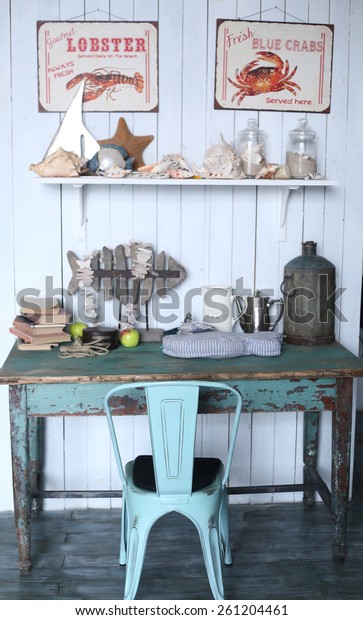 Sea Travel Styled Shabby Chic Interior The Arts Interiors