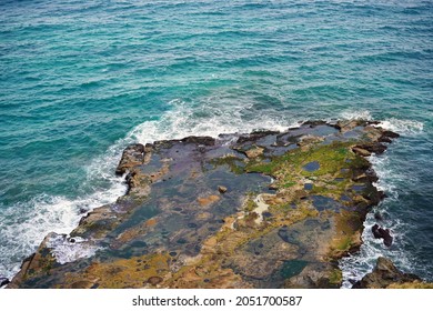 The Sea Under Sea Cliff Bridge In New South Wales, Australia.