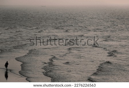The sea is a vast and unpredictable entity, with its endless waves and mighty tides. Amidst its vast expanse, there's a solitary figure, a single fisherman, who sets out every day to make his living. 