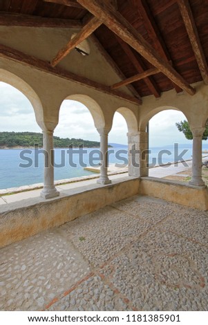 Similar – Image, Stock Photo Small chapel in the small town of Virton