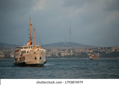 Sea Voyage On The Bosphorus With The Istanbul Ferry. 