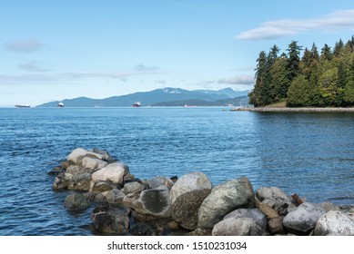 Sea Wall In Stanley Park, Vancouver