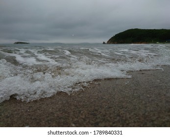 sea wave at the beach 