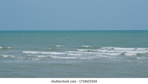Sea wave beach and blue sky - Shutterstock ID 1718655334