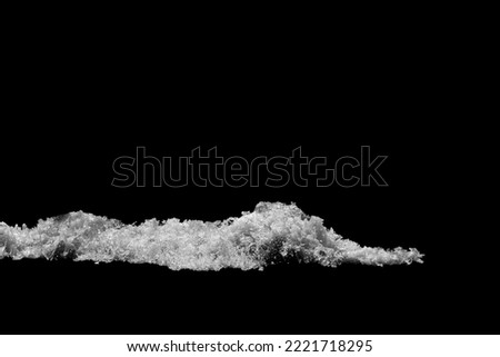sea wave with foam isolated on black background. High quality photo