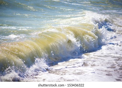 sea, wave, storm - background