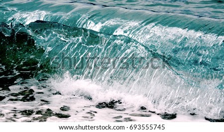 Similar – white water Flash photo