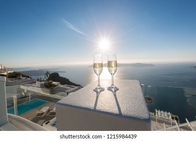 Sea And Wine In Santorini