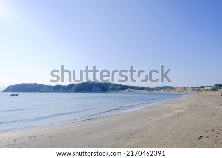 The sea of Zushi Beach, Zushi City, Kanagawa Prefecture, Japan Stock photo © 