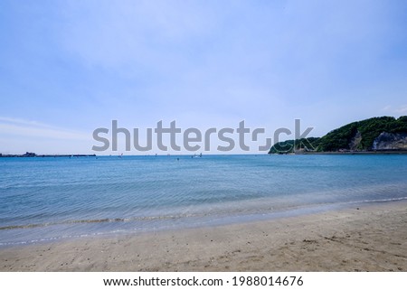 The sea of Zushi Beach, Kanagawa Prefecture, Japan Stock photo © 