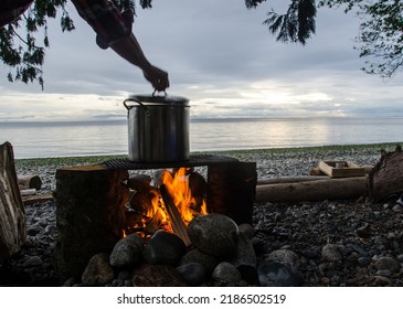 A Seafood Boil On The Beach