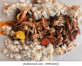 Seafood Broil With Cajun Sauce