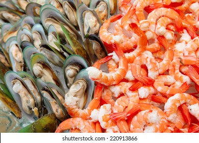 Seafood In Buffet Corner