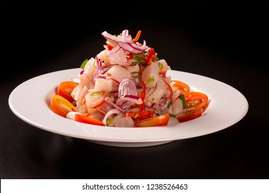 Seafood Ceviche, Typical Dish From Peru