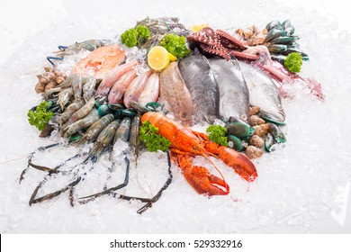 
Seafood Fresh Background For Your Dinner Food.