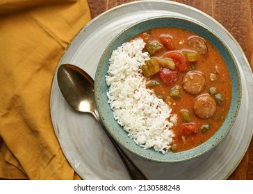 Seafood Gumbo In A Bowl