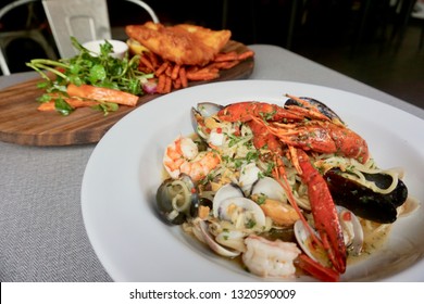 Seafood Pasta With Crawfish                  