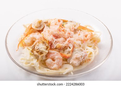 Seafood Pasta Salad (Crab, Shrimp, Baby Scallops)