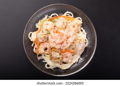 Seafood Pasta Salad (Crab, Shrimp, Baby Scallops)