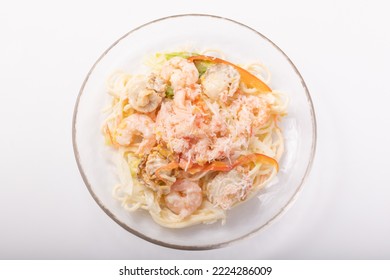 Seafood Pasta Salad (Crab, Shrimp, Baby Scallops)