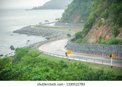 Seafront road location