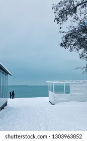 Seafront in winter