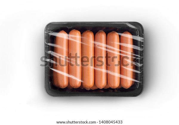 Download Sealable Black Plastic Tray Fresh Raw Stock Photo Edit Now 1408045433