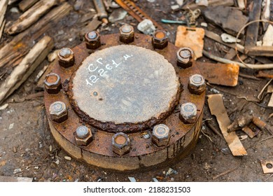 Sealed Hatch Of The Kola Superdeep Well In Russia