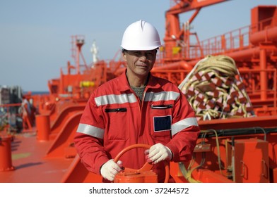 Seamen â?? Old Boatswain Of The Tanker Ship