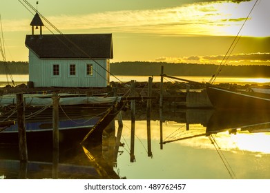 Seamen's Chapel On The Pier, Mariehamn Aland