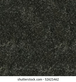 Seamless Black Granite Texture. Close-up Photo