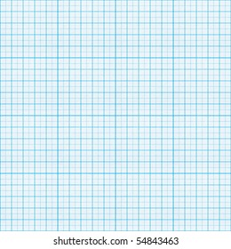 Seamless Blue Graph Paper Pattern