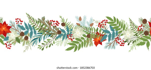 4,048 Seamless Holly Border Christmas Images, Stock Photos & Vectors ...