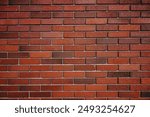 Seamless brick wall texture with a vibrant red and brown color pattern. Perfect for architectural backgrounds and designs, offering a rustic and classic aesthetic. High resolution.