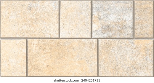 seamless bricks pattern, beige ivory bricks wall cladding, compound and garden exterior wall, ceramic elevation tile design, stone blocks background texture