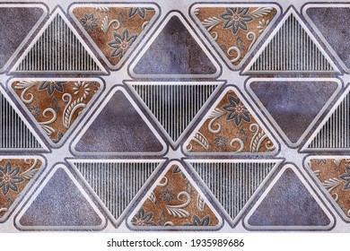 Seamless Ceramic Wall Tiles Design With High Resolution Background, High Gloss Surface And Abstract Design, Ceramic Taxture Matt And Glossy Design.