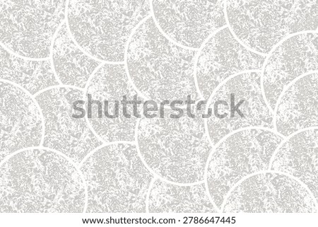 Seamless Circular Cotton Fiber Pattern Texture with Soft Distressed Detail