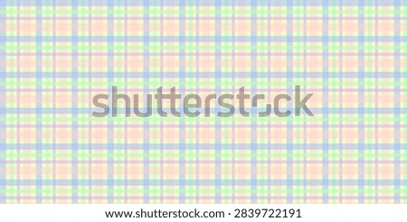 A seamless digital pattern featuring a soft pastel plaid design with intersecting lines in light blue, mint green, and pale peach.