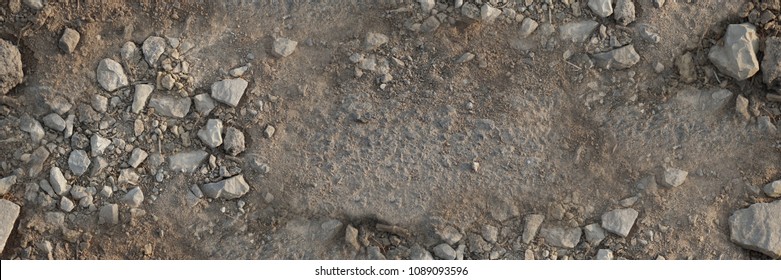 seamless dirt road texture background - Shutterstock ID 1089093596