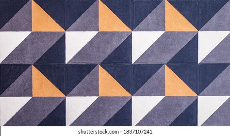 Seamless geometric triangle pattern background.