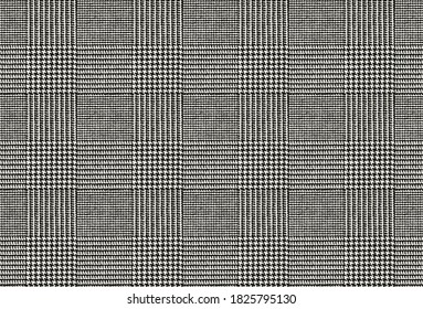 Seamless Glen Plaid Texture Pattern