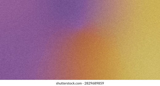Seamless gradient background transitions from deep purple to soft yellow tones