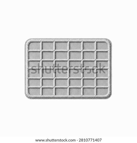 Seamless gray geometric pattern with repeating square tiles